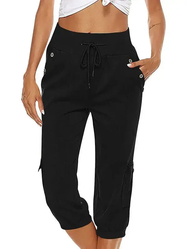 Casual Pants Women's - Elastic Waist Comfort