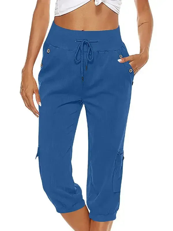 Casual Pants Women's - Elastic Waist Comfort