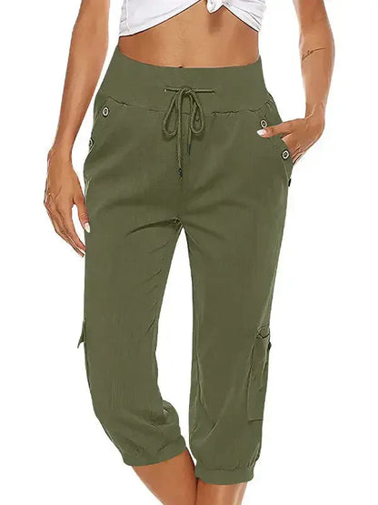Casual Pants Women's - Elastic Waist Comfort