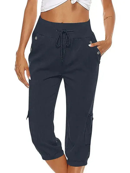 Casual Pants Women's - Elastic Waist Comfort