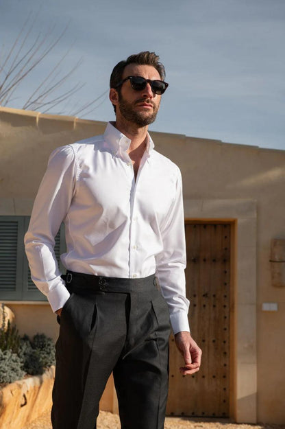 Dress Pants Men's - Elegant Unique Detail Comfort