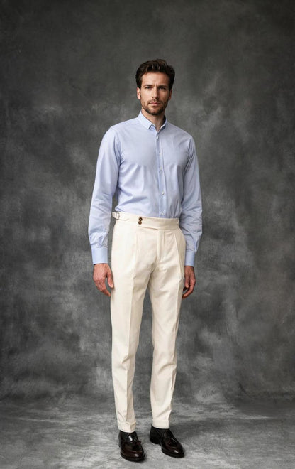 Dress Pants Men's - Elegant Unique Detail Comfort