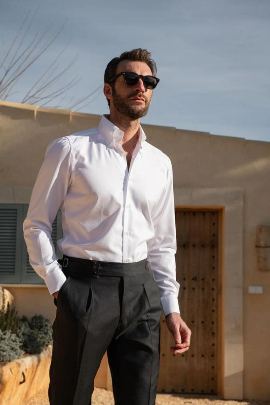 Dress Pants Men's - Elegant Unique Detail Comfort