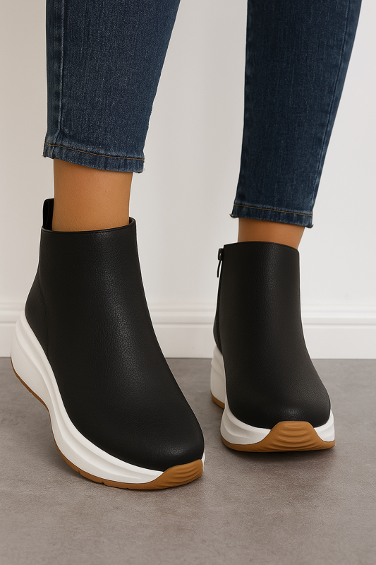 Wedge Sneakers Women's - Slip-Resistant Elegant Comfort